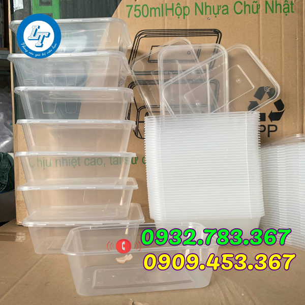 ĐẠI LÝ CHUYÊN SỈ ĐỒ NHỰA DÙNG 1 LẦN UY TÍN TẠI TPHCM hộp nhựa dùng 1 lầnd đựng thực phẩm chữ nhật