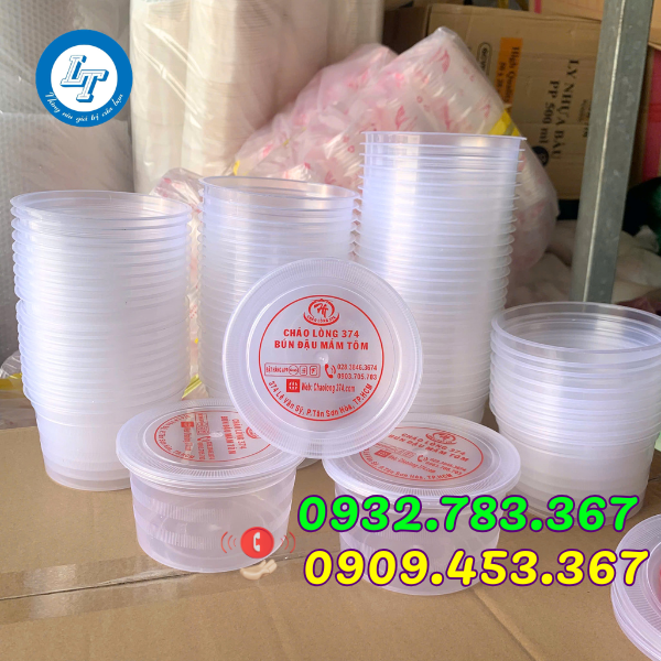 Thố nhựa tròn dùng 1 lần Thố nhựa tròn dùng 1 lần