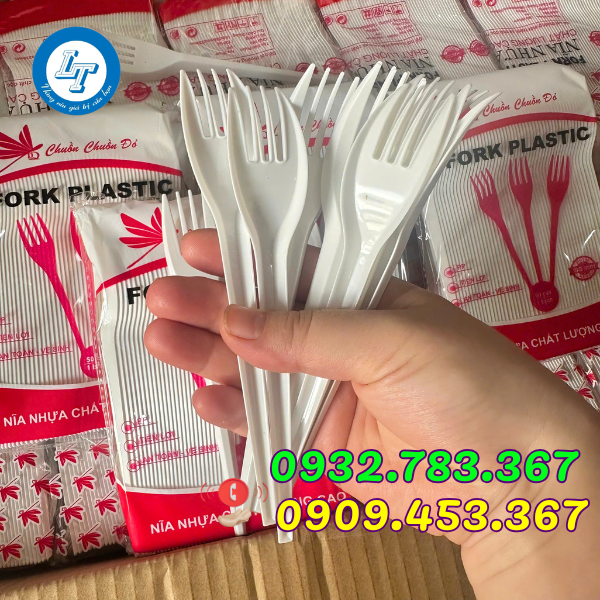 ĐẠI LÝ CHUYÊN SỈ ĐỒ NHỰA DÙNG 1 LẦN UY TÍN TẠI TPHCM nĩa nhựa dùng 1 lần