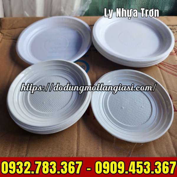 DĨA NHỰA TRÒN TRĂNG