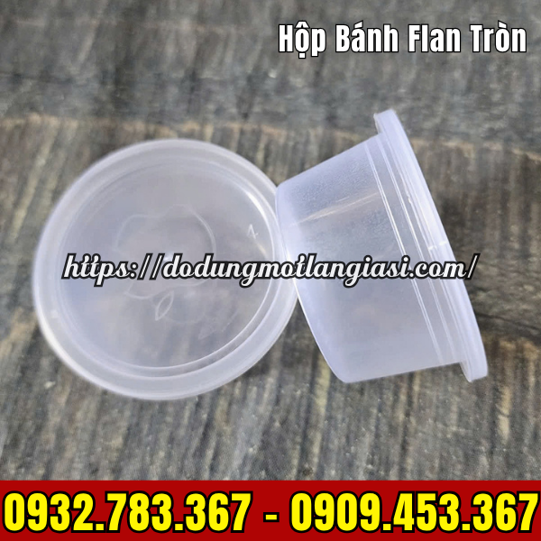 HỦ BÁNH FLAN TRÒN