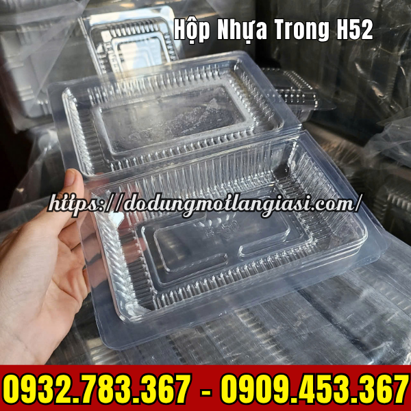 HỘP NHỰA TRONG H52