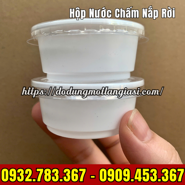 HỦ NHỰA NƯỚC CHẤM NẮP RỜI