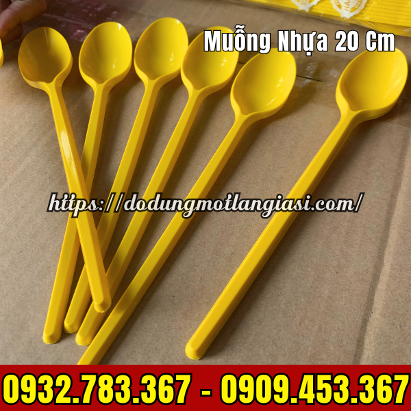 MUÔNG NHỰA CÁN DÀI 20 CM