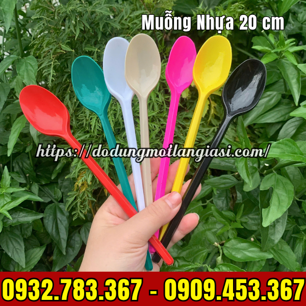 MUÔNG NHỰA CÁN DÀI 20 CM