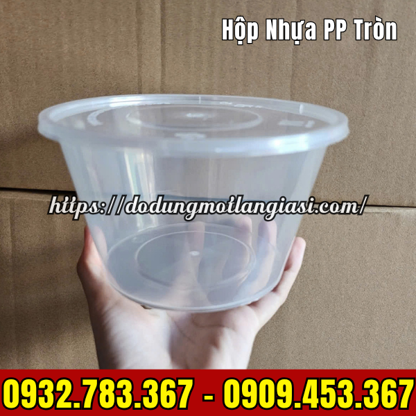 HỘP NHỰA PP TRÒN