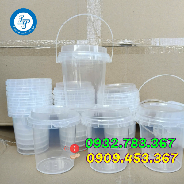 ĐẠI LÝ CHUYÊN SỈ ĐỒ NHỰA DÙNG 1 LẦN UY TÍN TẠI TPHCM xô đựng trà sữa