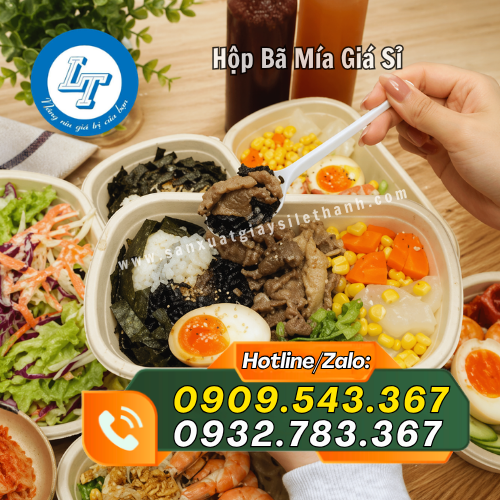 hộp bã mía giá sỉ rẻ đựng thức ăn hộp bã mía giá sỉ rẻ đựng thức ăn