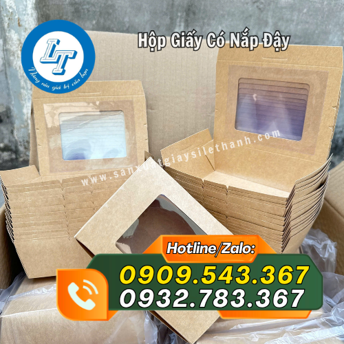 bán sỉ hộp giấy có nắp đựng thức ăn giá rẻ bán sỉ hộp giấy có nắp đựng thức ăn giá rẻ