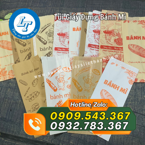 bán sỉ túi giấy đựng bánh mì giá rẻ nhiều mẫu bán sỉ túi giấy đựng bánh mì giá rẻ nhiều mẫu