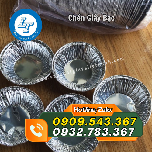 chén giấy bạc nướng hàu làm bánh chất lượng chén giấy bạc nướng hàu làm bánh chất lượng