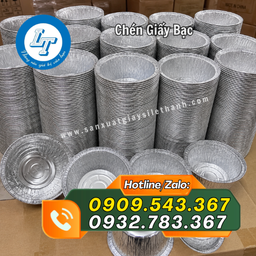 chén giấy bạc dễ xếp chồng chén giấy bạc dễ xếp chồng