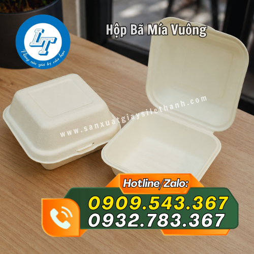 hộp bã mía vuông giá sỉ rẻ hộp bã mía vuông giá sỉ rẻ