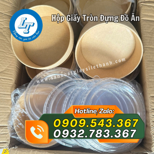 cung cấp hộp giấy tròn đựng đồ ăn giá sỉ rẻ sẵn kho cung cấp hộp giấy tròn đựng đồ ăn giá sỉ rẻ sẵn kho