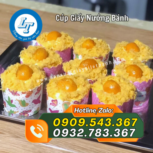 cúp giấy nướng bánh bông lan cúp giấy nướng bánh bông lan