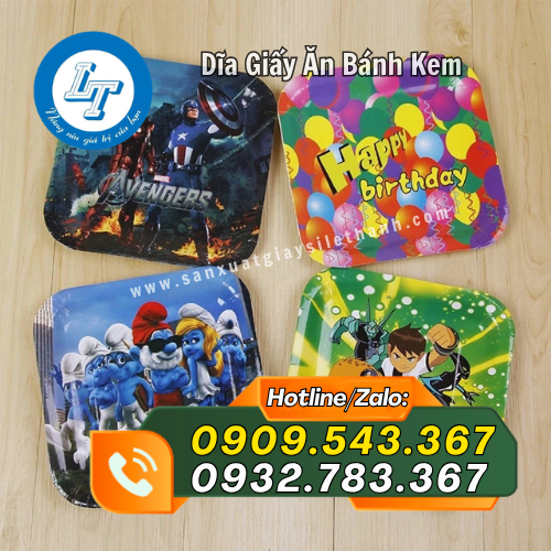 dĩa giấy ăn bánh kem nhiều mẫu đẹp dĩa giấy ăn bánh kem nhiều mẫu đẹp
