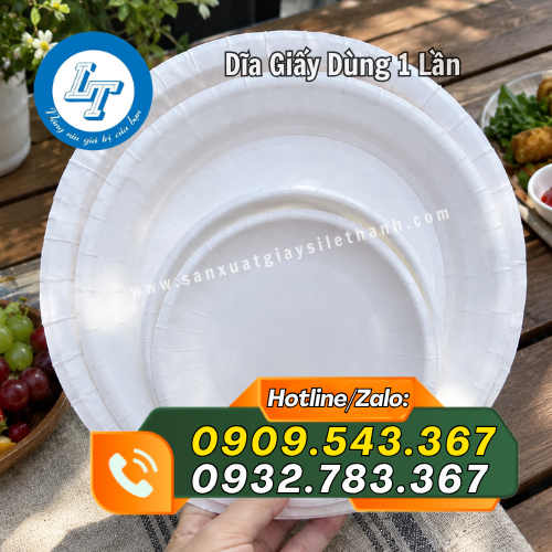 dĩa giấy dùng 1 lần đa dạng quy cách dĩa giấy dùng 1 lần đa dạng quy cách