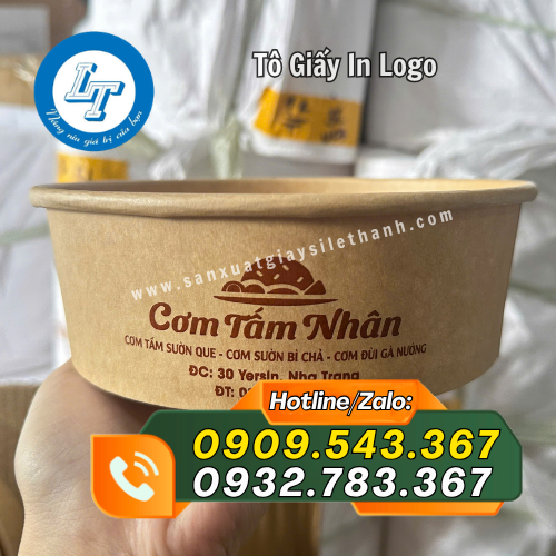 giá sỉ tô giấy in logo đựng thức ăn tại xưởng giá sỉ tô giấy in logo đựng thức ăn tại xưởng