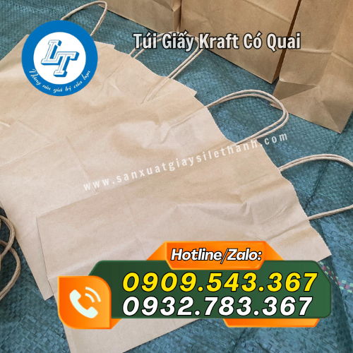 giá sỉ túi giấy kraft có quai rẻ theo số lượng giá sỉ túi giấy kraft có quai rẻ theo số lượng