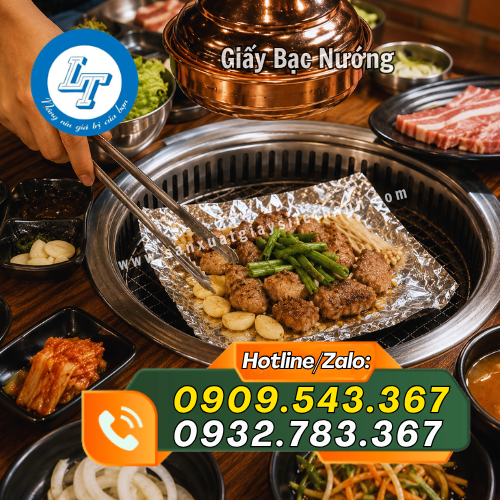 giấy bạc nướng thực phẩm tiện dụng giấy bạc nướng thực phẩm tiện dụng