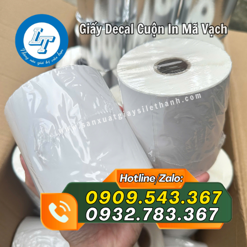 giấy decal cuộn in mã vạch tem nhãn tại lê thanh giấy decal cuộn in mã vạch tem nhãn tại lê thanh