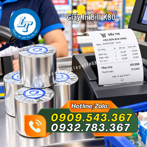 giấy in bill K80 sử dụng tại quầy siêu thị giấy in bill K80 sử dụng tại quầy siêu thị