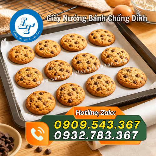 giấy nướng bánh chống dính tiện lợi giấy nướng bánh chống dính tiện lợi