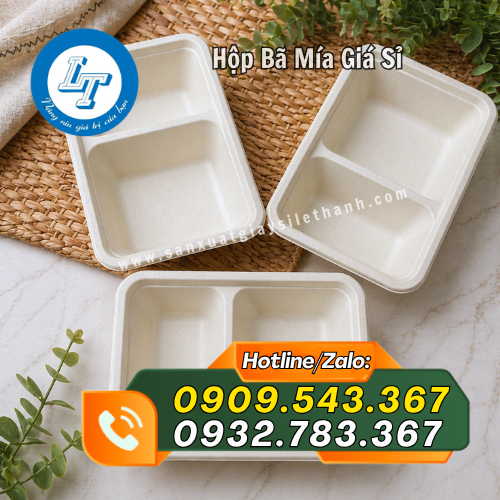 hộp bã mía không nắp hộp bã mía không nắp