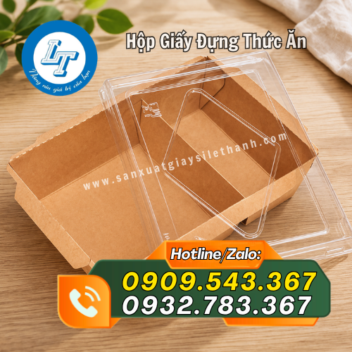 hộp giấy đựng thức ăn giá sỉ chất lượng hộp giấy đựng thức ăn giá sỉ chất lượng