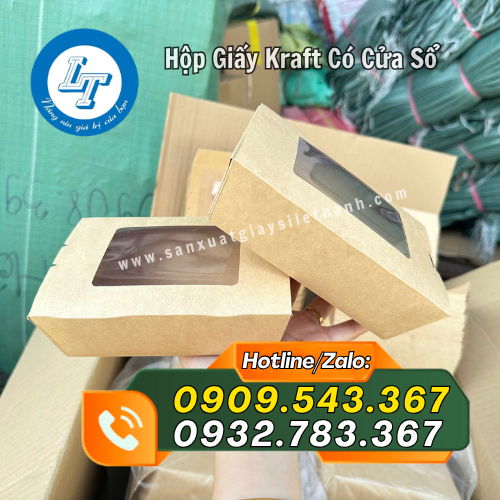 hộp giấy kraft có cửa sổ chất lượng tại lê thanh hộp giấy kraft có cửa sổ chất lượng tại lê thanh