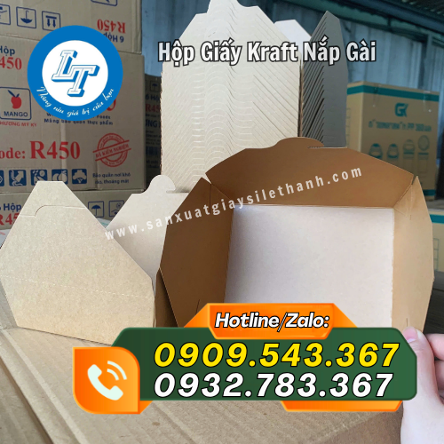 hộp giấy kraft nắp gài giá sỉ rẻ sẵn kho hộp giấy kraft nắp gài giá sỉ rẻ sẵn kho