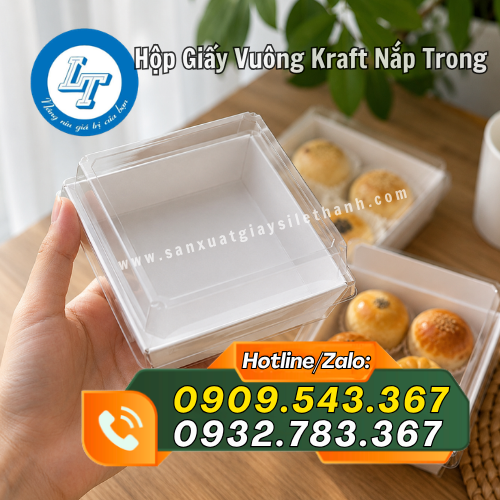hộp giấy vuông kraft nắp trong giá sỉ rẻ tận gốc hộp giấy vuông kraft nắp trong giá sỉ rẻ tận gốc