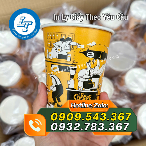 in ly giấy theo yêu cầu mực in sắc nét in ly giấy theo yêu cầu mực in sắc nét