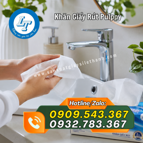 khăn giấy rút pulppy lau tay tiện dụng khăn giấy rút pulppy lau tay tiện dụng