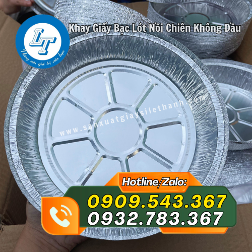 khay giấy bạc lót nồi chiên không dầu giá sỉ rẻ khay giấy bạc lót nồi chiên không dầu giá sỉ rẻ