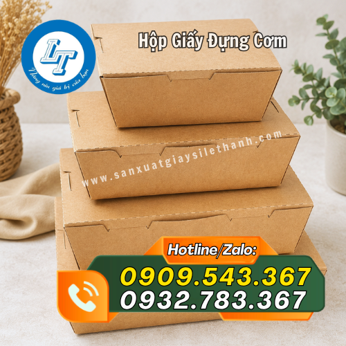 kích thước hộp giấy đựng cơm đa dạng kích thước hộp giấy đựng cơm đa dạng