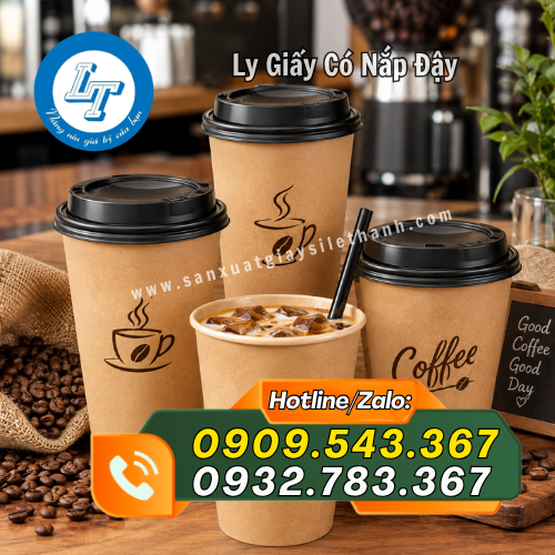 ly giấy có nắp đậy đựng cà phê ly giấy có nắp đậy đựng cà phê