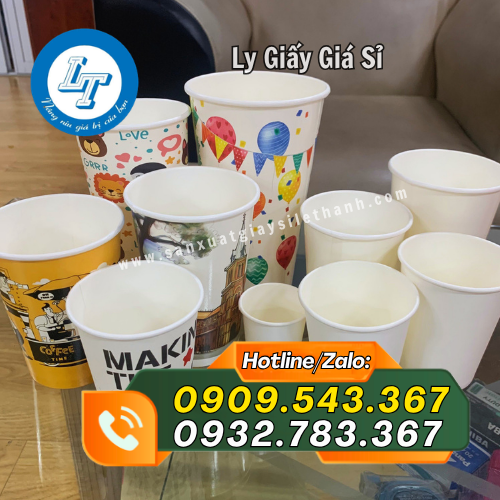 ly giấy giá sỉ in logo theo yêu cầu ly giấy giá sỉ in logo theo yêu cầu