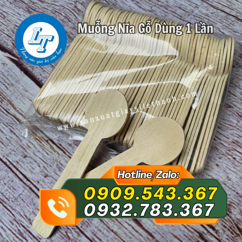muỗng gỗ nhỏ dùng 1 lần muỗng gỗ nhỏ dùng 1 lần