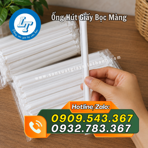 ống hút giấy bọc màng giá sỉ rẻ chất lượng ống hút giấy bọc màng giá sỉ rẻ chất lượng