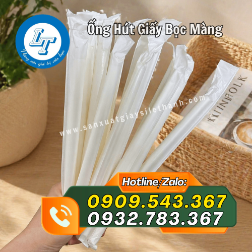 ống hút giấy bọc màng thân thiện với môi trường ống hút giấy bọc màng thân thiện với môi trường
