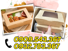 HỘP GIẤY KRAFT CÓ CỬA SỔ GIÁ SỈ RẺ DỄ NHẬP