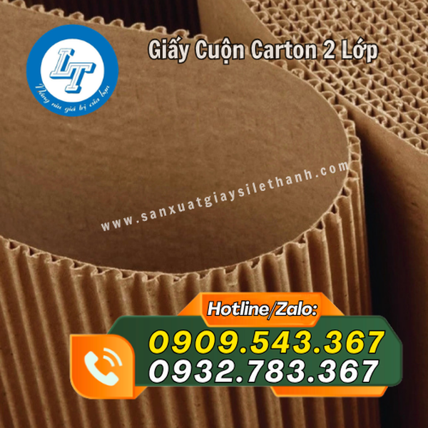 GIẤY CUỘN CARTON 2 LỚP