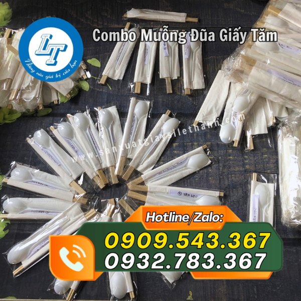 COMBO MUỖNG ĐŨA GIẤY TĂM