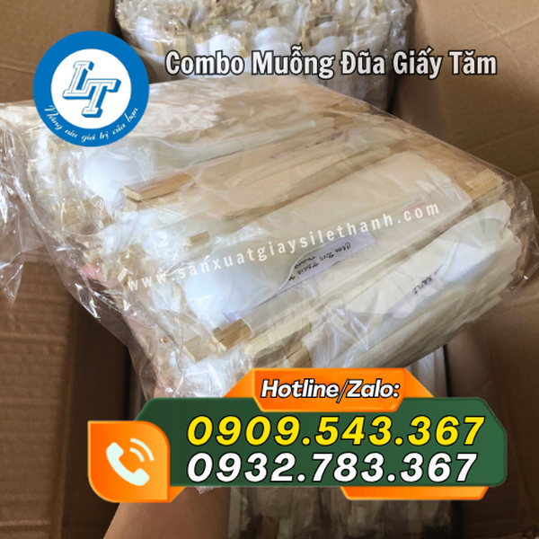 COMBO MUỖNG ĐŨA GIẤY TĂM