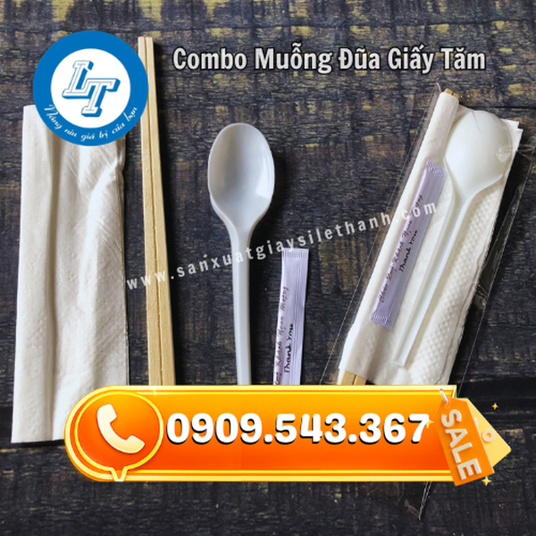 COMBO MUỖNG ĐŨA GIẤY TĂM