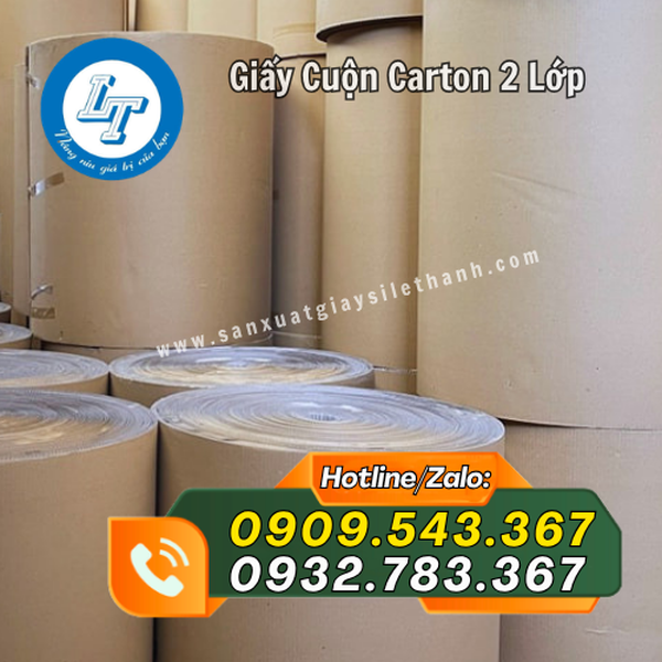 GIẤY CUỘN CARTON 2 LỚP