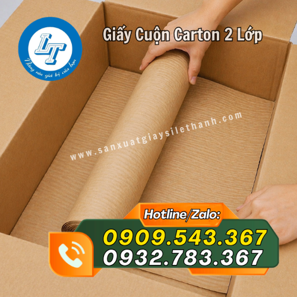 GIẤY CUỘN CARTON 2 LỚP