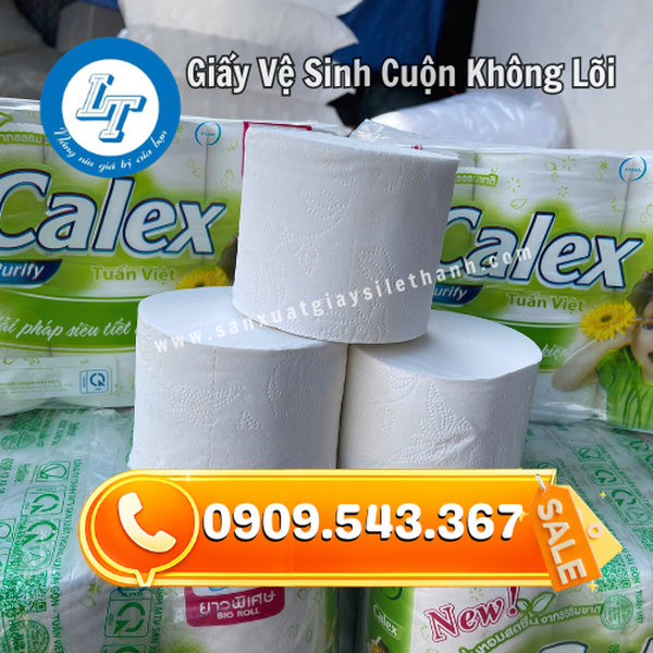 GIẤY VỆ SINH CUỘN KHÔNG LÕI