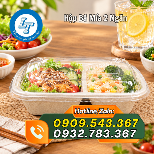 HỘP BÃ MÍA 2 NGĂN